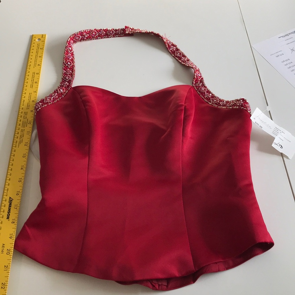 NWT woman’s dressy top cranberry size 6